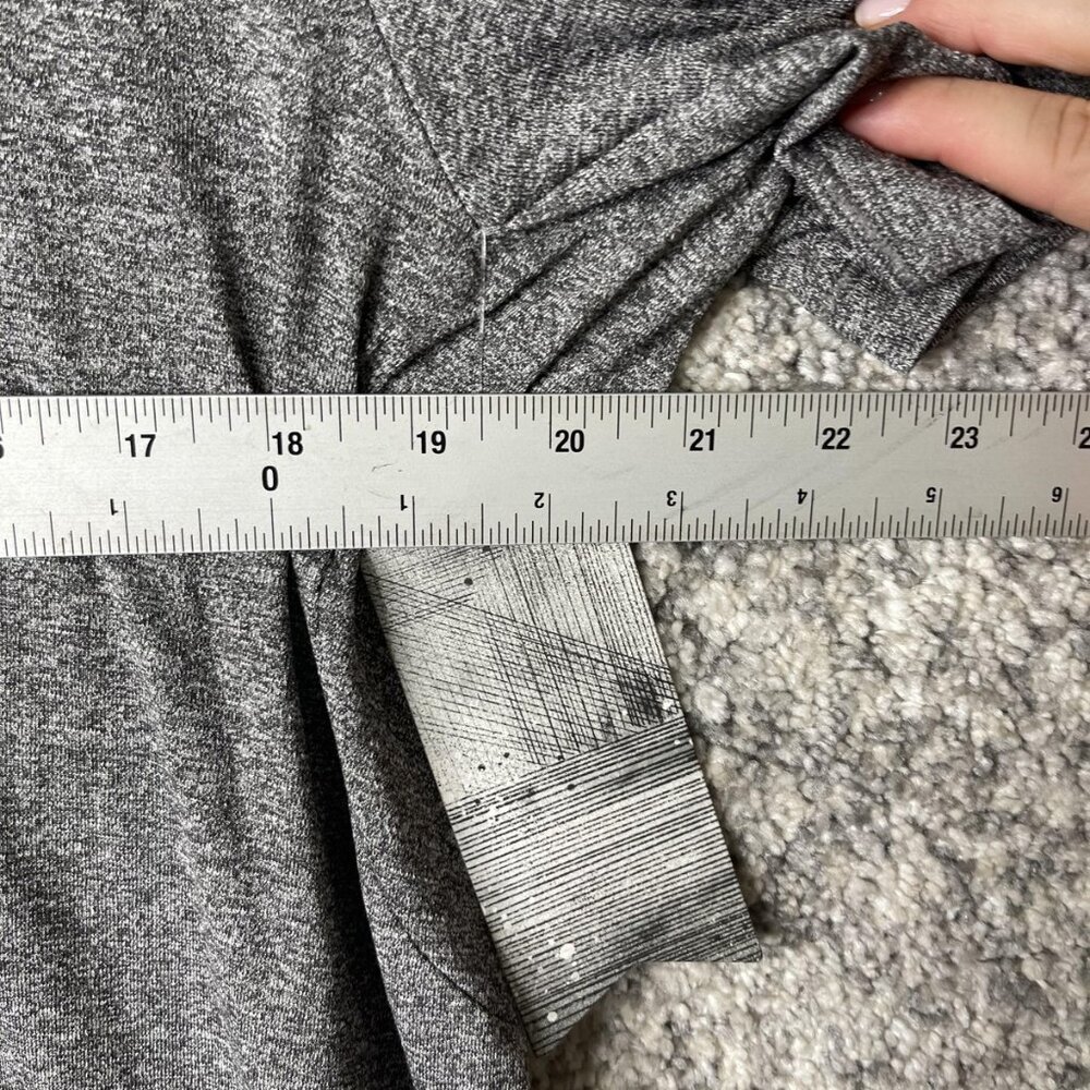 Stori Shirt Mens Large Gray Icon Tech SS Onyx Athletic Performance Stretch Tee - Picture 3 of 7